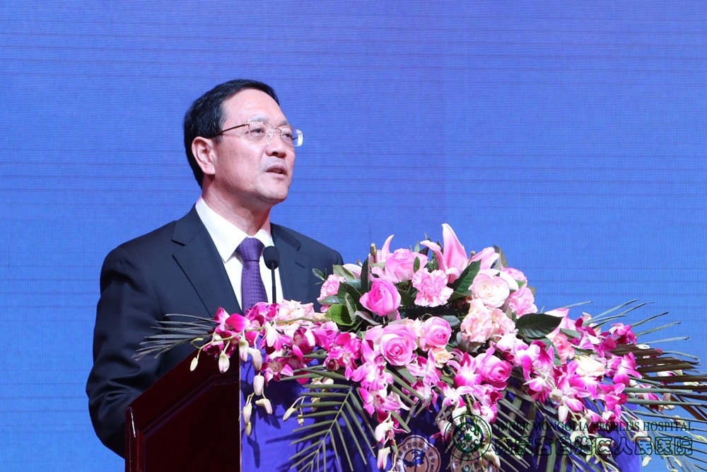 医学会检验医学分会主任委员,解放军总医院王成彬教授致辞开幕式上